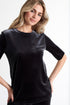 Shan Scarlett Classic velvet shirt